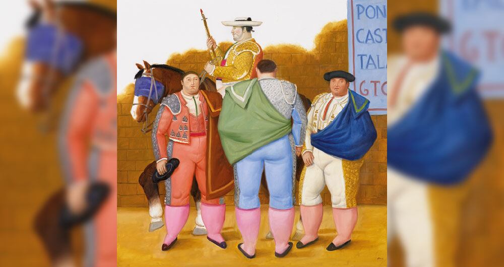 La cuadrilla, 2012 - Óleo sobre lienzo.