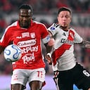Hugo Rodallega con Aníbal Moreno