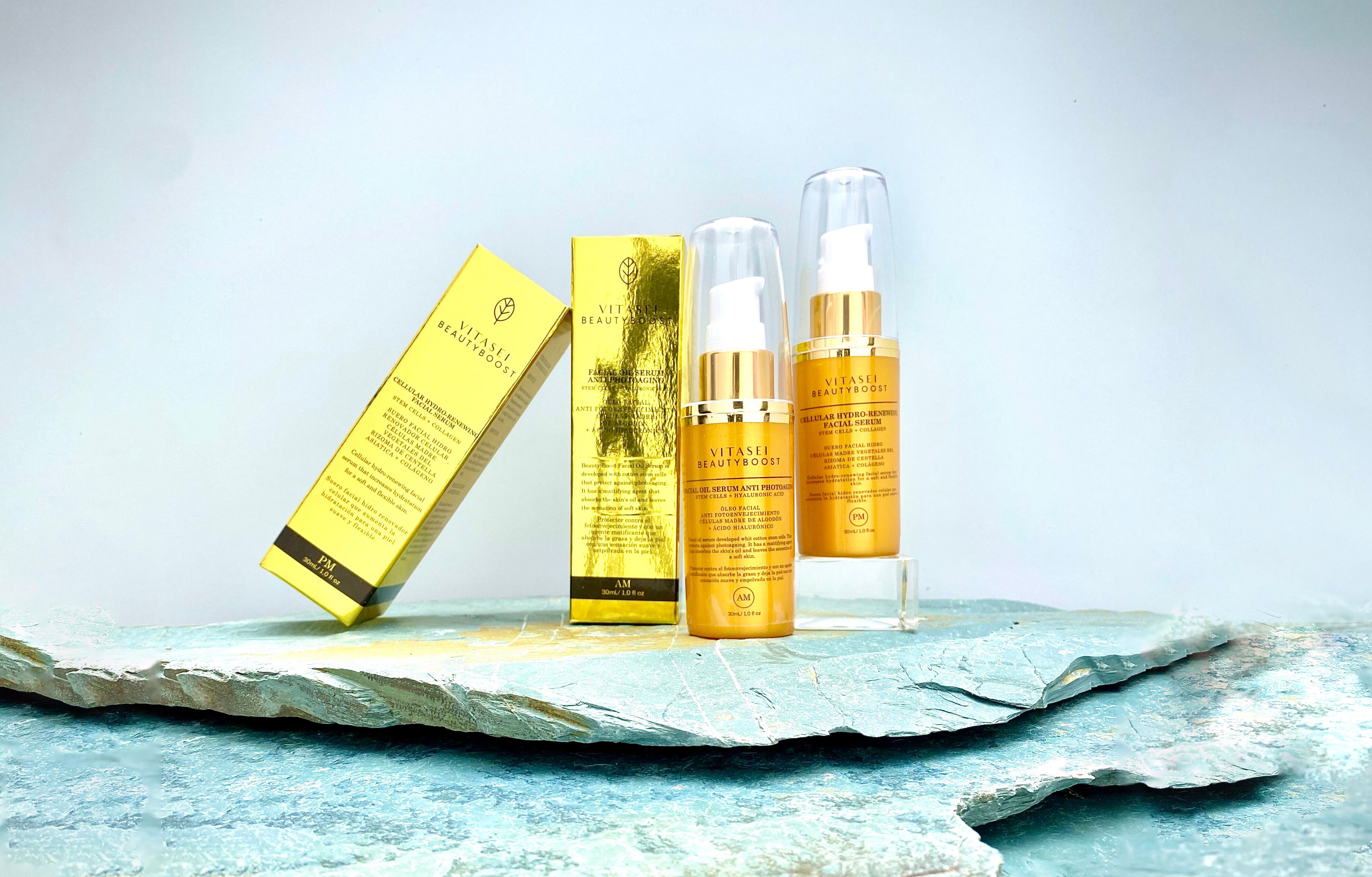 Los sérum faciales actúan como hidro-reparadores.