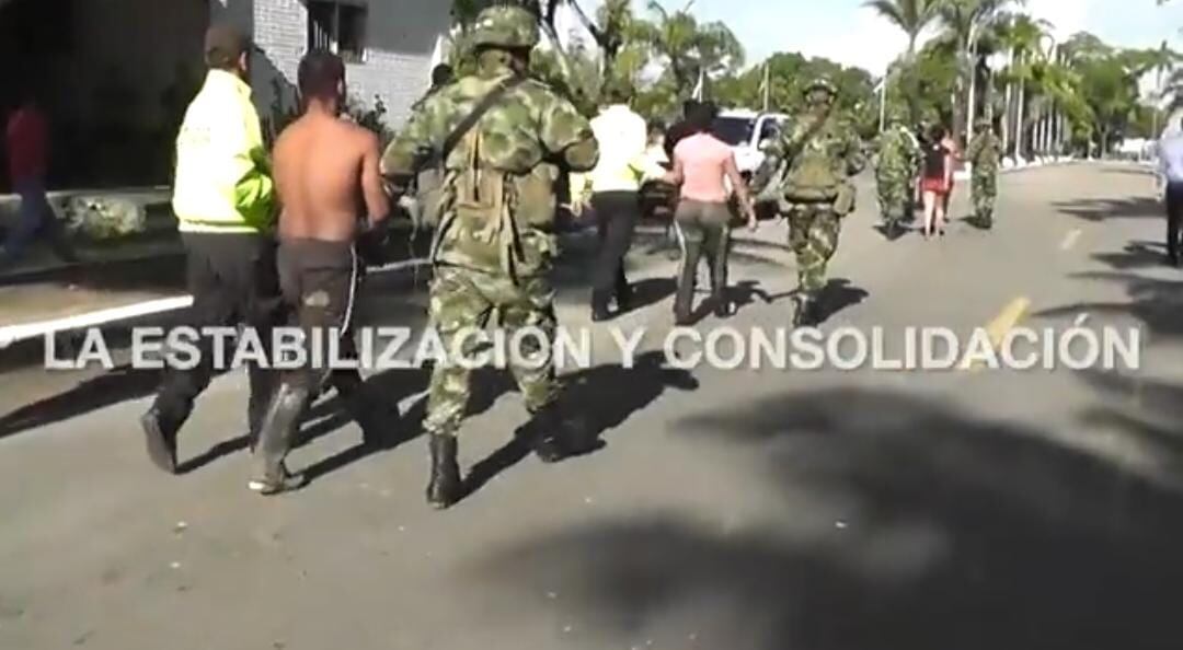 Golpe a miembros del ELN entre 2014 y 2015