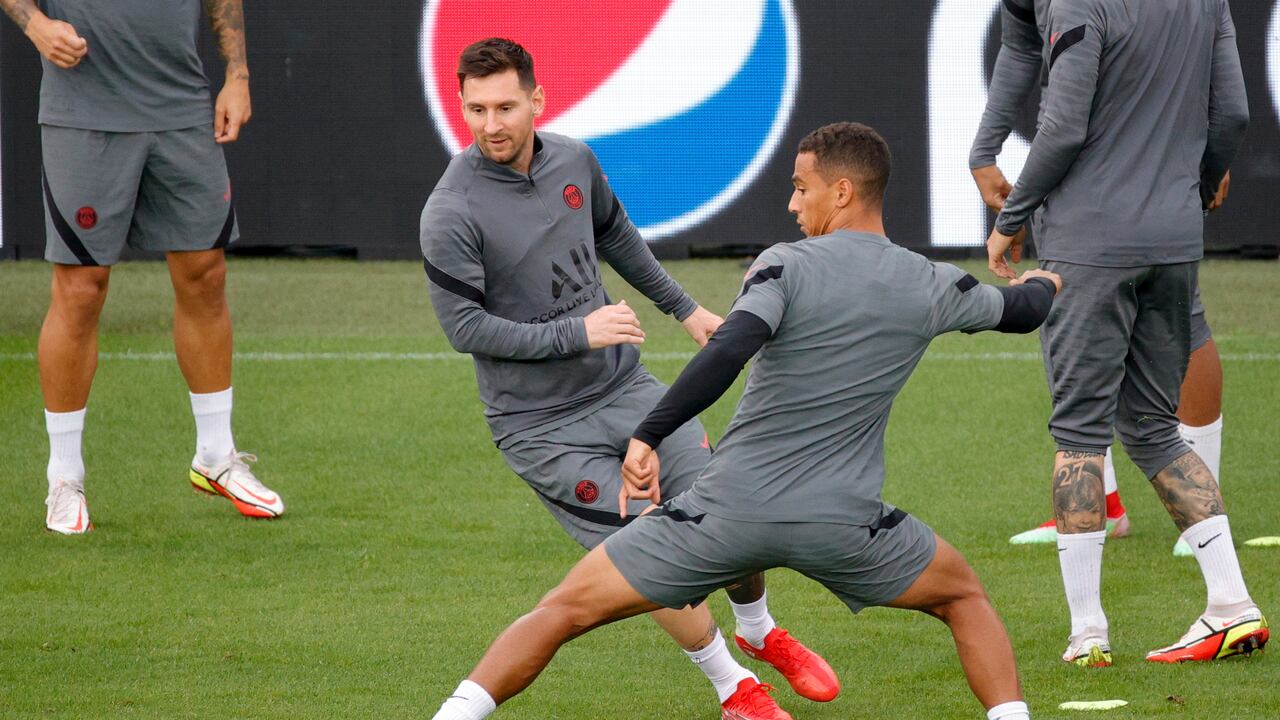 Lionel Messi se alista para la Champions.