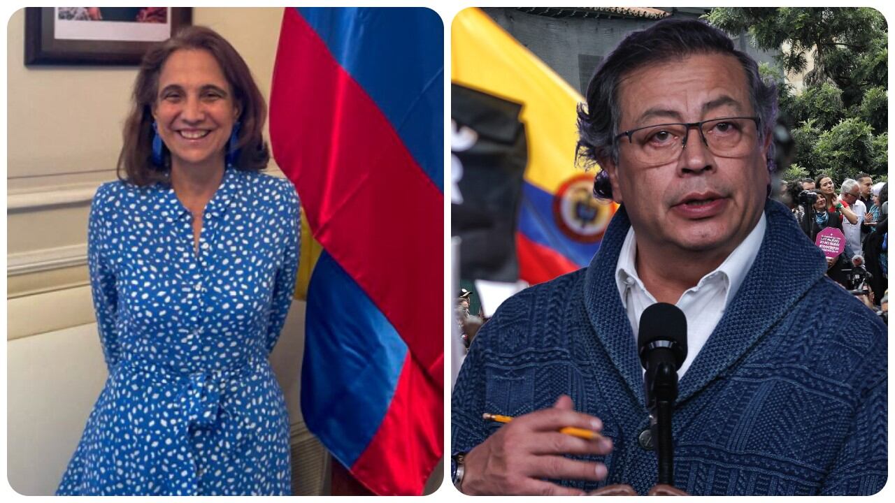 Ana Milena Muñoz y Gustavo Petro.