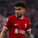 Luis Díaz, jugador de Liverpool de Inglaterra