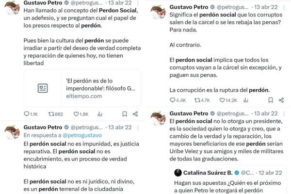 Estas fueron las declaraciones que dio el presidente Gustavo Petro sobre el perdón social.