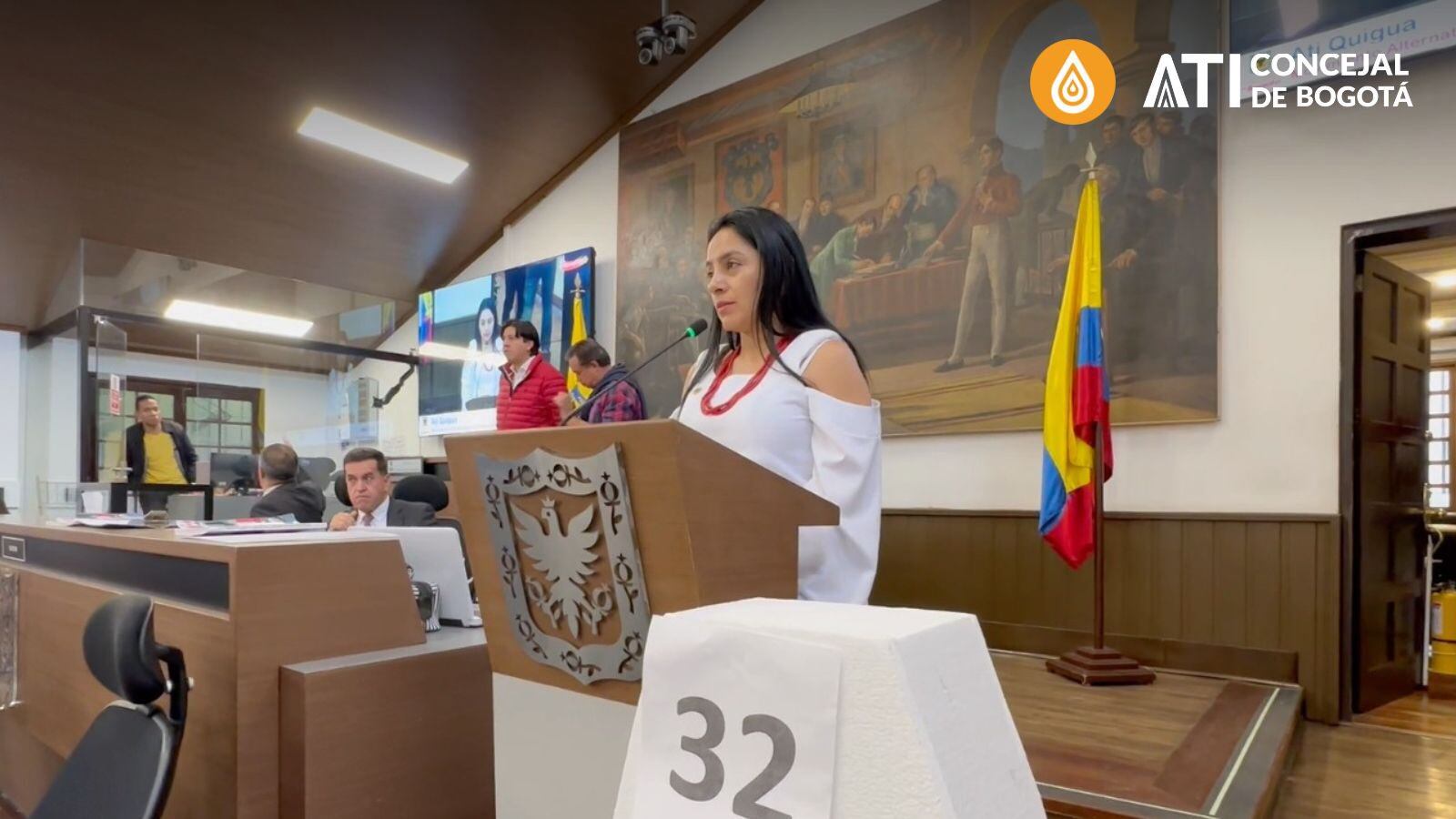 Ati Quigua, concejal de Bogotá