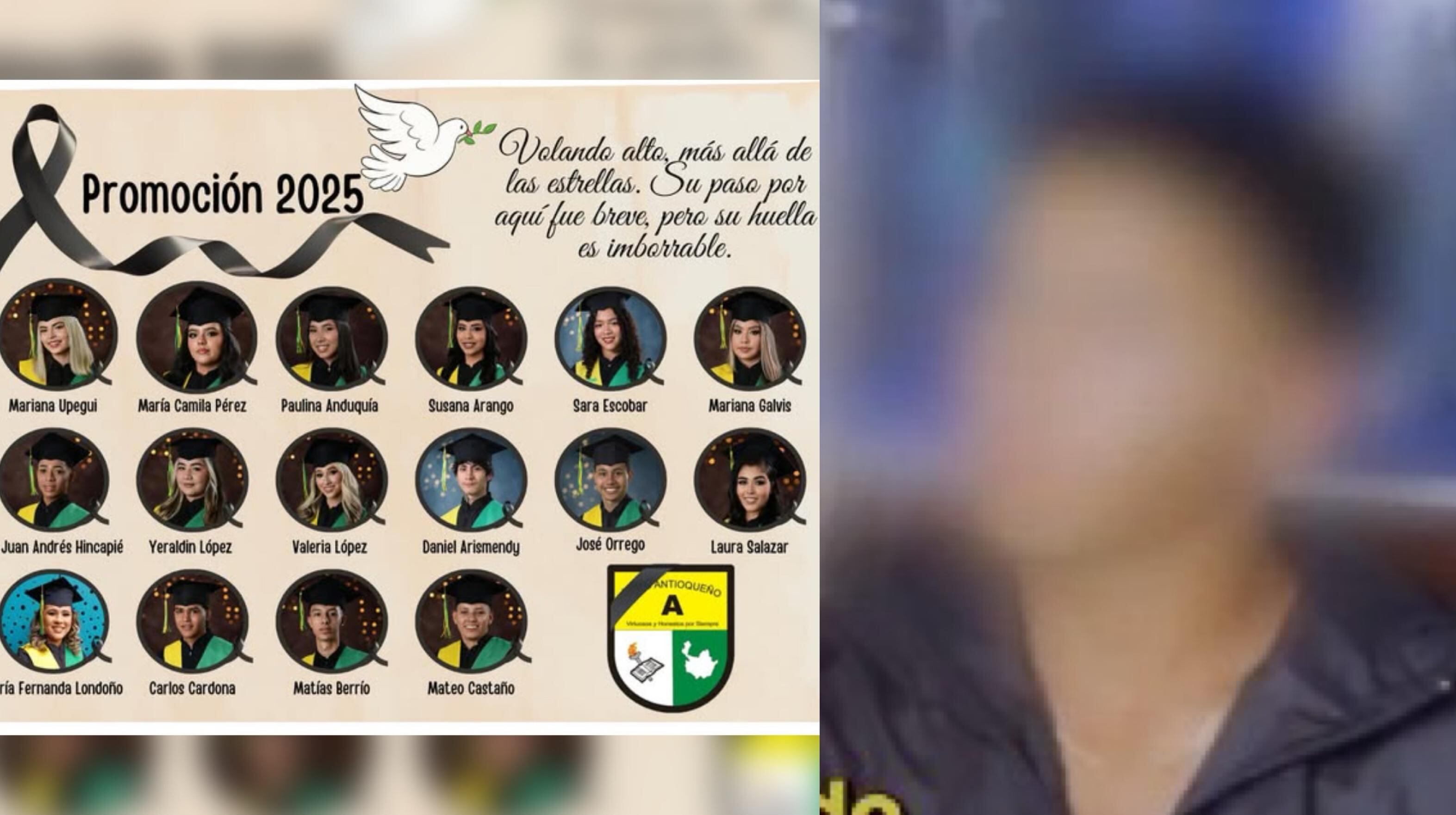 Uno de los estudiantes que sobrevivió al accidente contó los momentos de angustia.