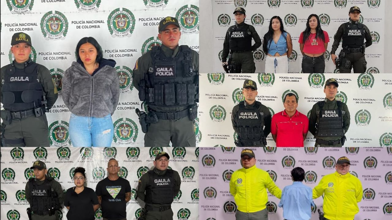 Capturados en redada del Gaula de la Policía.