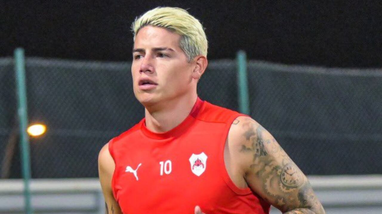 El colombiano regresó a entrenamientos con AL-Rayyan.