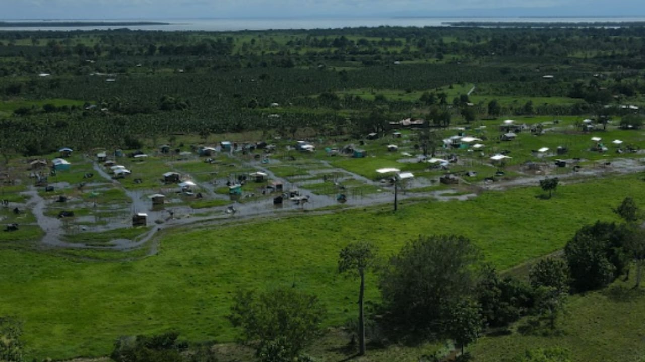 Invasión de tierras en el Urabá antioqueño.