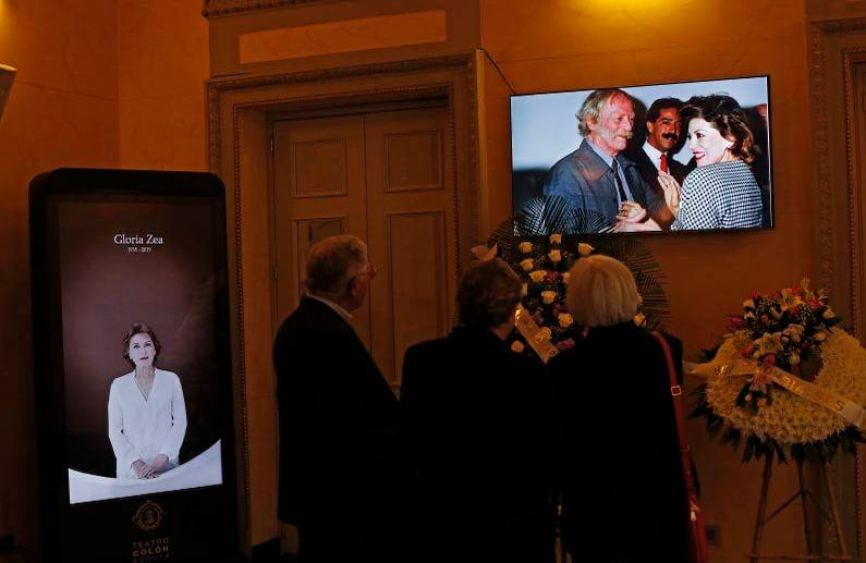 Desde Colcultura, Gloria Zea plantó la semilla de la ópera en Colombia. Gracias a su gestión culminó la restauración del Teatro Colón y apoyó la orquesta sinfónica.  FOTO: León Darío Peláez.
