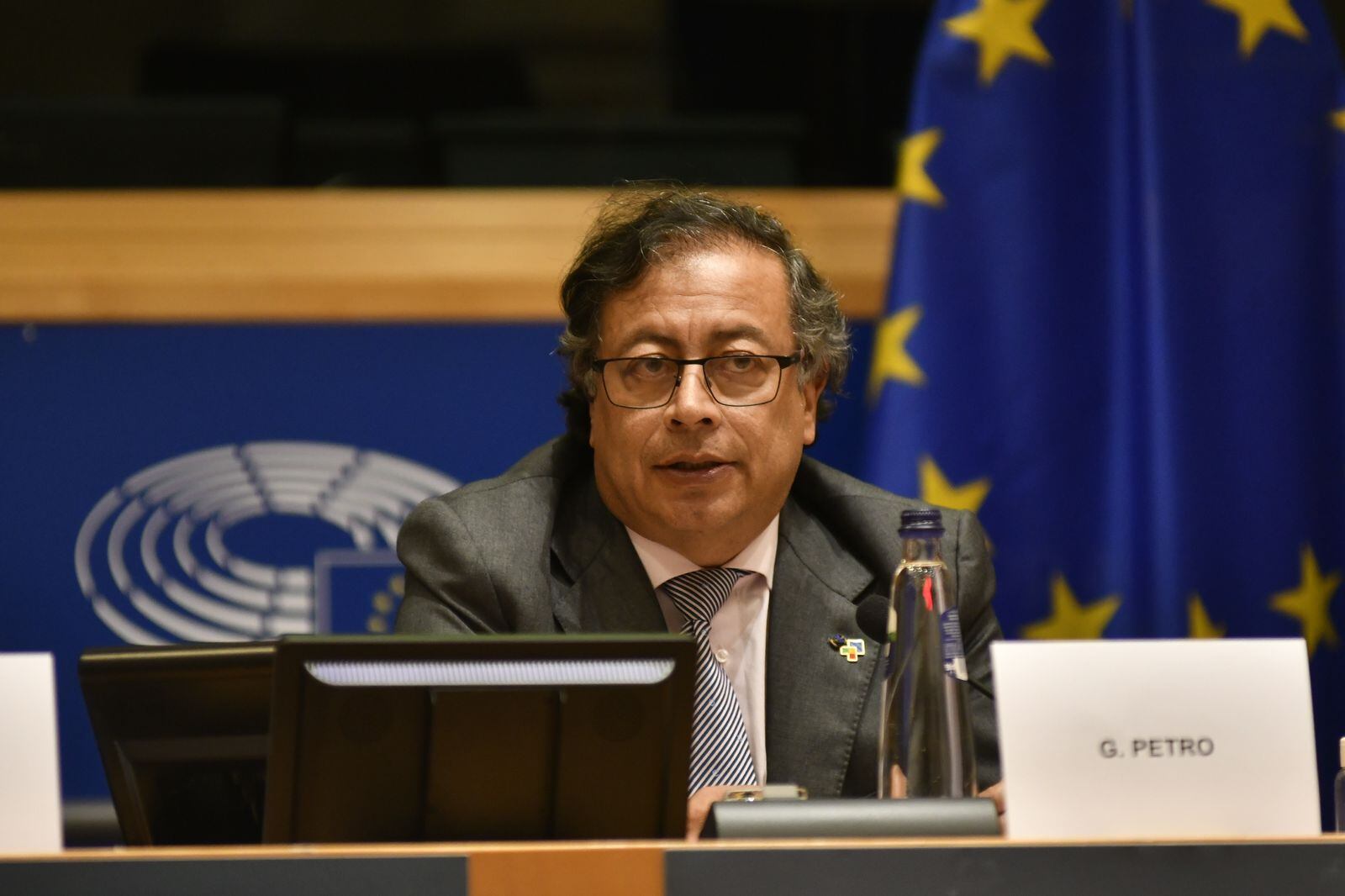 Gustavo Petro en Bruselas: Foto Presidencia de la República