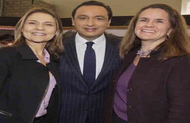 Ana María Diazgranados, Jorge Alfredo Vargas y Josefina Pérez.