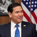 El secretario de Estado, Marco Rubio, durante una reunión de gabinete.