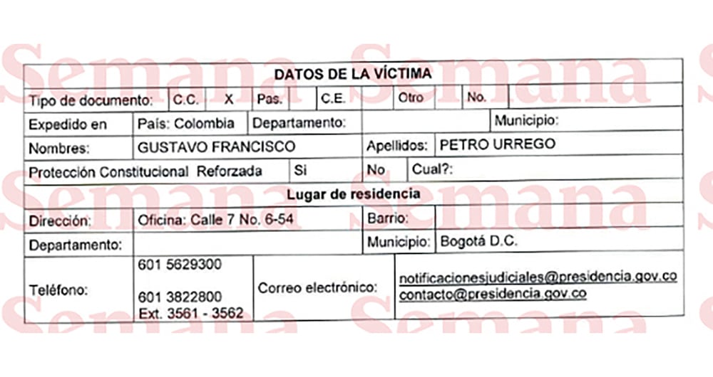 El entonces senador Gustavo Petro fue una de las víctimas.