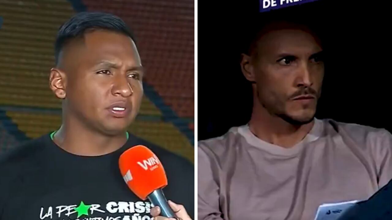 Alfredo Morelos y David González tuvieron una discusión en la final de Liga