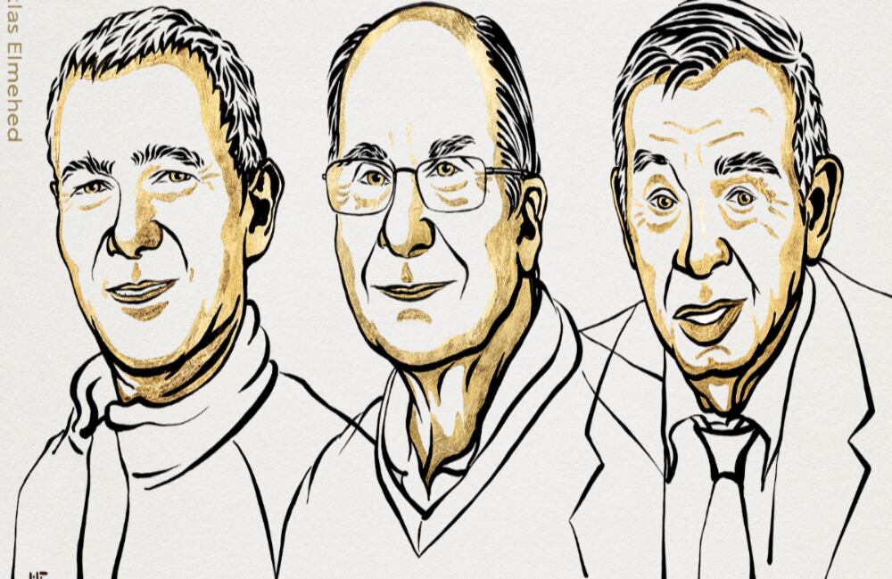 Ganadores Premio Nobel de Química 2023.