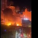 El incendio fue reportado a los Bomberos hacia las 7:30 p.m.