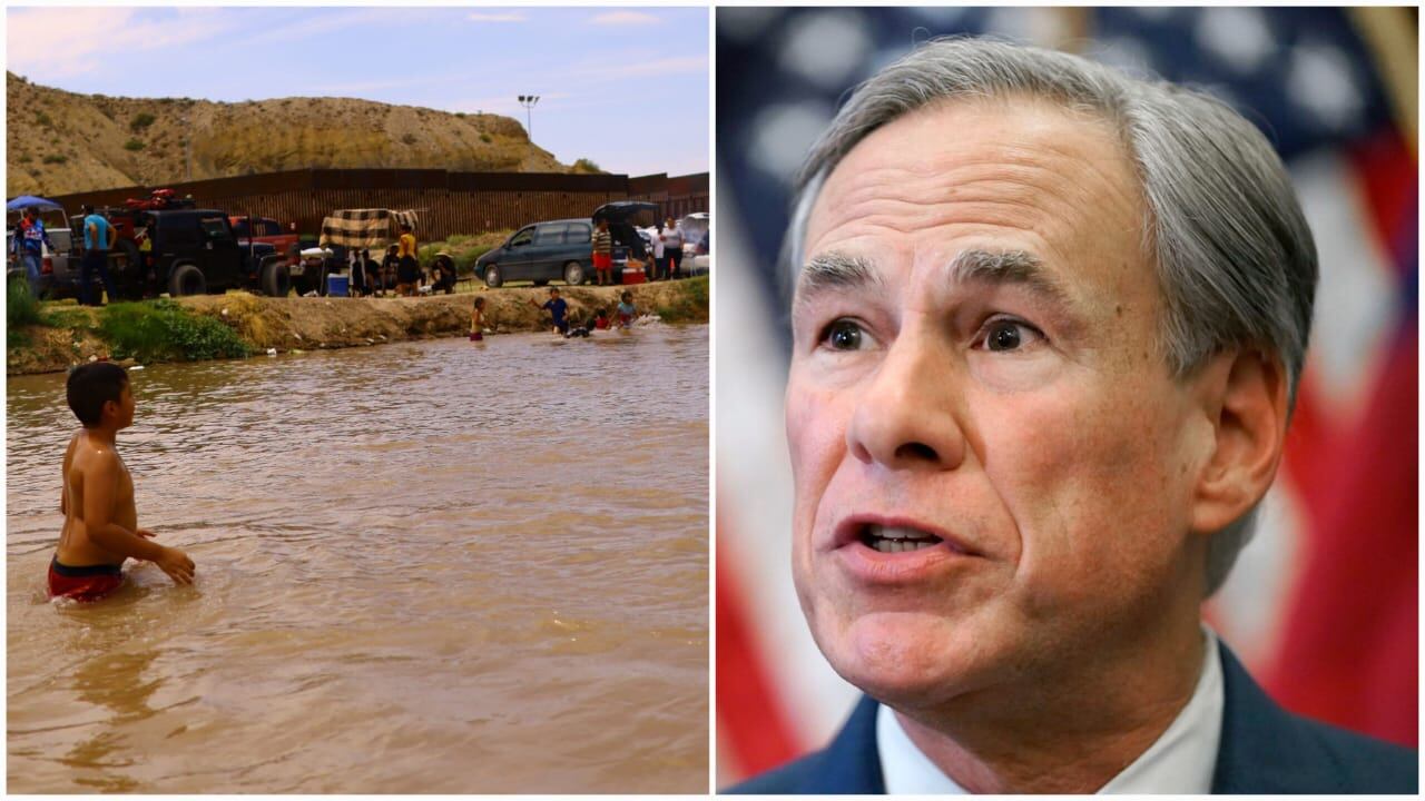 Polémica en Texas por iniciativa del gobernador, Greg Abbott, en el Río Bravo.