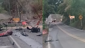 Atentado con explosivos en el peaje de El Mango en la vía Panamericana.