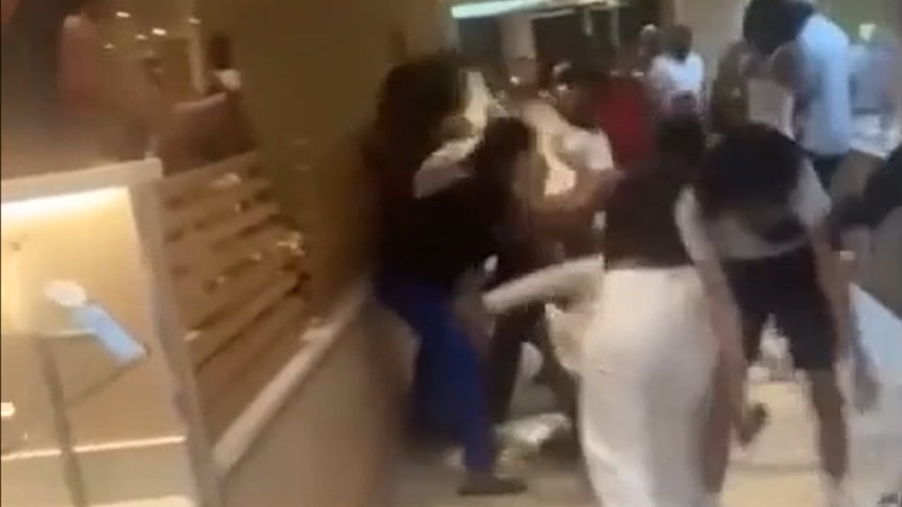 Video captó batalla campal de pasajeros a bordo de un crucero en alta mar por insólita razón