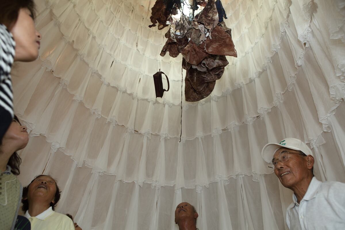 El 'Cuarto Rojo' de su instalación 'Wasted'.