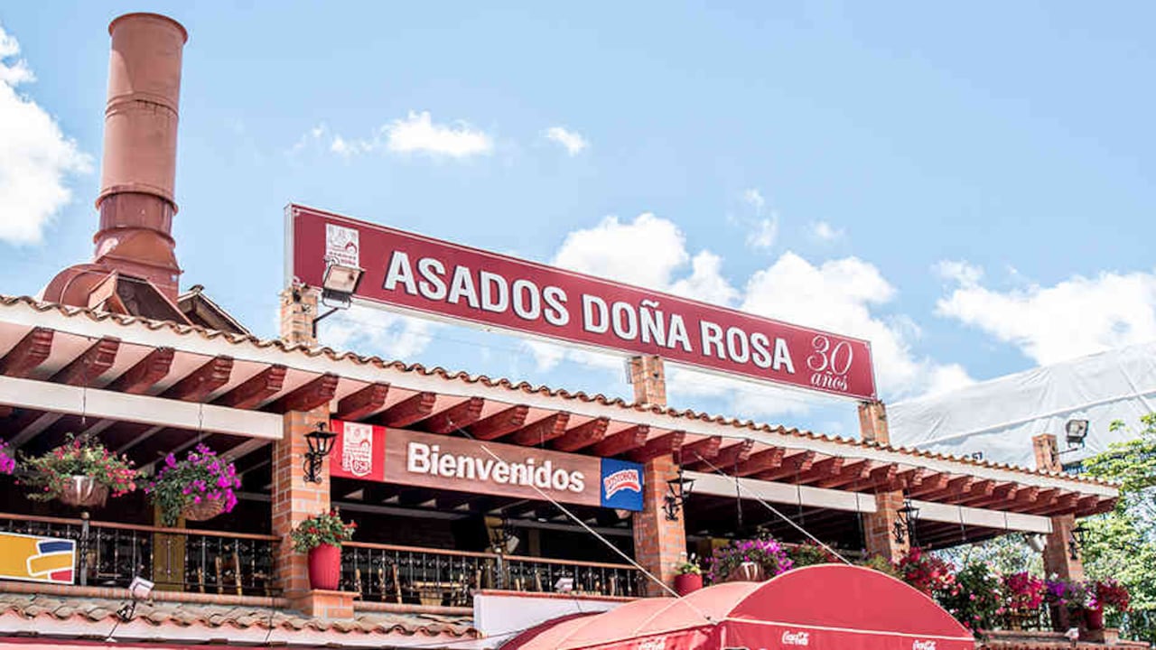 Asados Doña Rosa es una de las cadenas de restaurantes más populares de Rionegro.