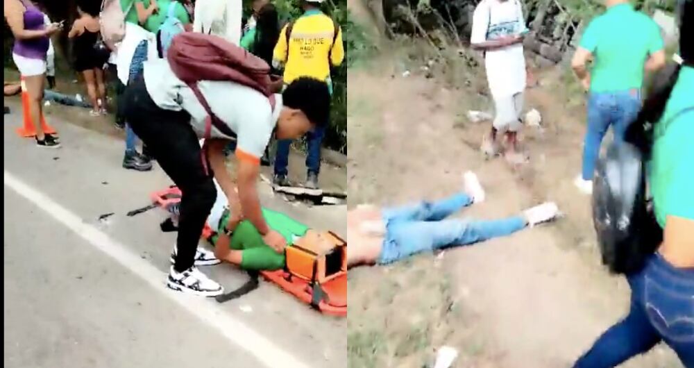 Accidente en La Guajira este martes 18 de julio.