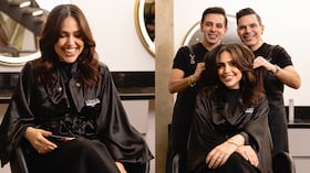 Cambio de look de Geraldine Ponce, de la mano de los reconocidos estilistas John Navas y Jorge Zarate.
