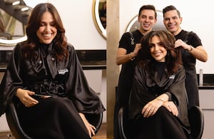 Cambio de look de Geraldine Ponce, de la mano de los reconocidos estilistas John Navas y Jorge Zarate.