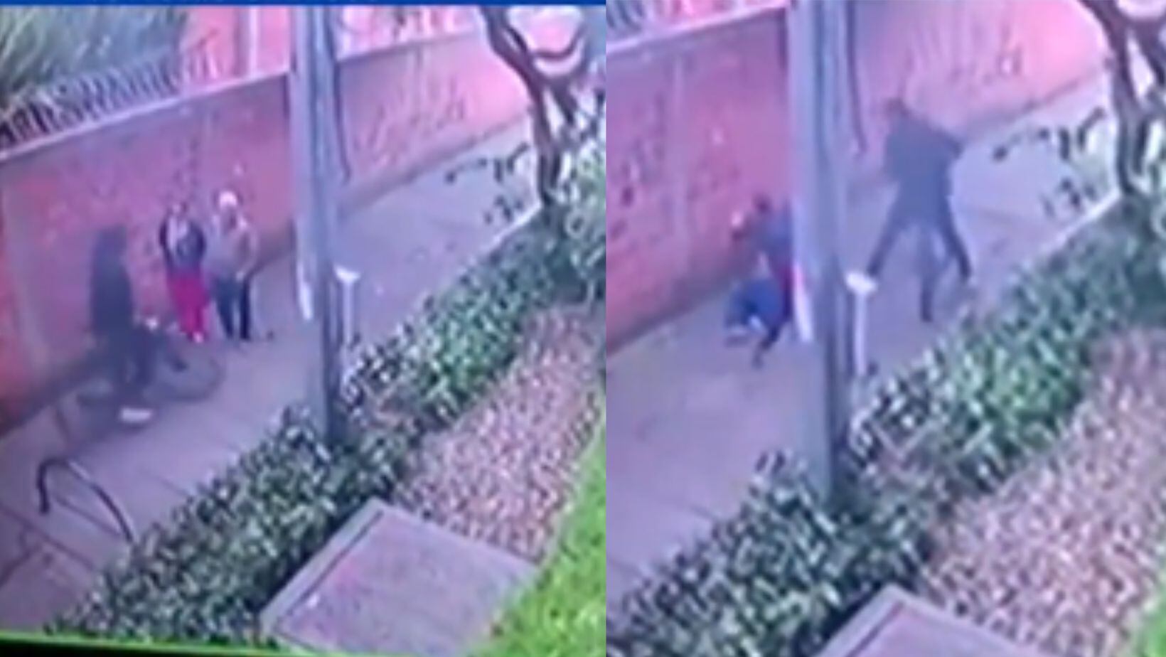 Acto de intolerancia genera indignación en Bogotá: Hombre golpeó a un abuelo y su enfermera por un reclamo