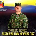 La víctima es el sargento segundo Néstor William Herrera Diaz