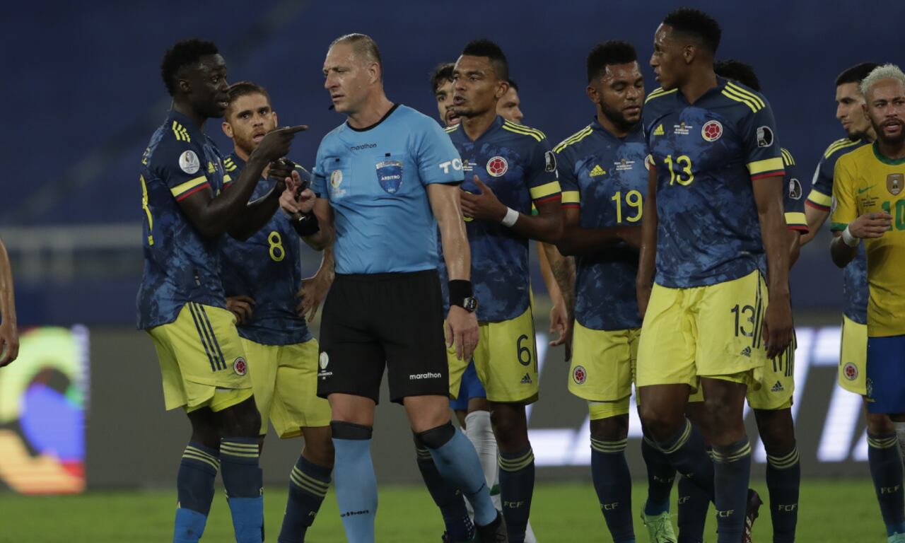 Colombia vs. Brasil - Copa América. Foto: AP/Silvia Izquierdo