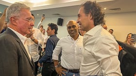 Álvaro Uribe y Federico Gutiérrez se reunieron este lunes 31 de julio en Medellín.