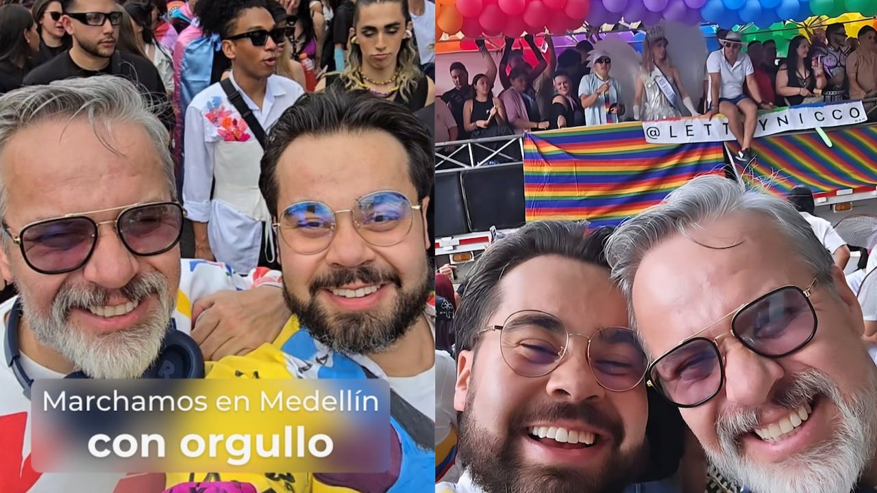 Polilla acompaña por primera vez a su hijo David Polanía en la Marcha del Orgullo