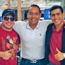 Tres de los hijos de Diomedes Díaz. Uno de ellos está delicado de salud.