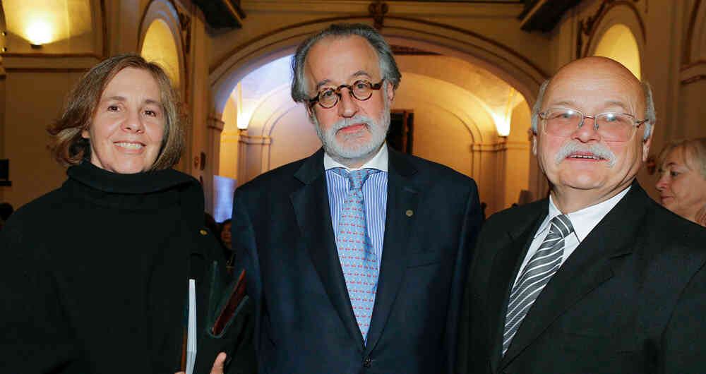 Martha Ayerbe, Pedro Alejo Gómez y Bogdan Piotrowski.