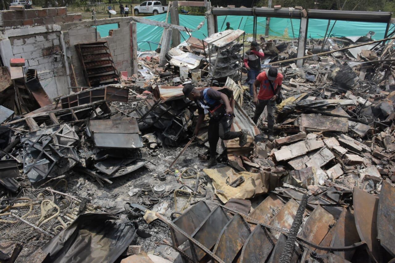 Atentado terrorista en Timba Cauca