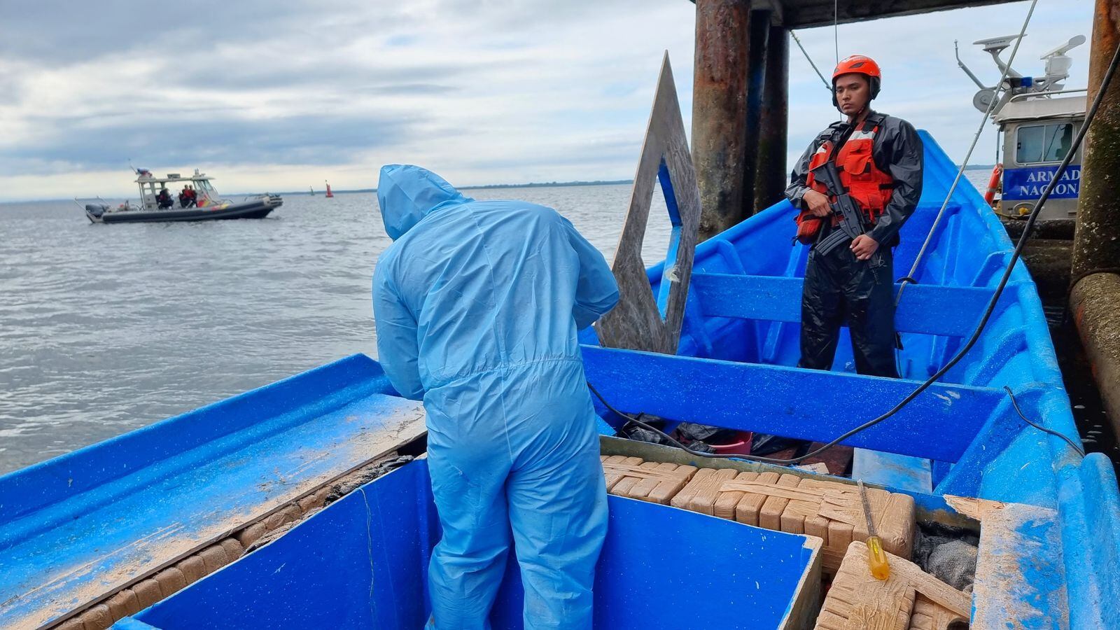 La droga estaba oculta en un doble fondo.