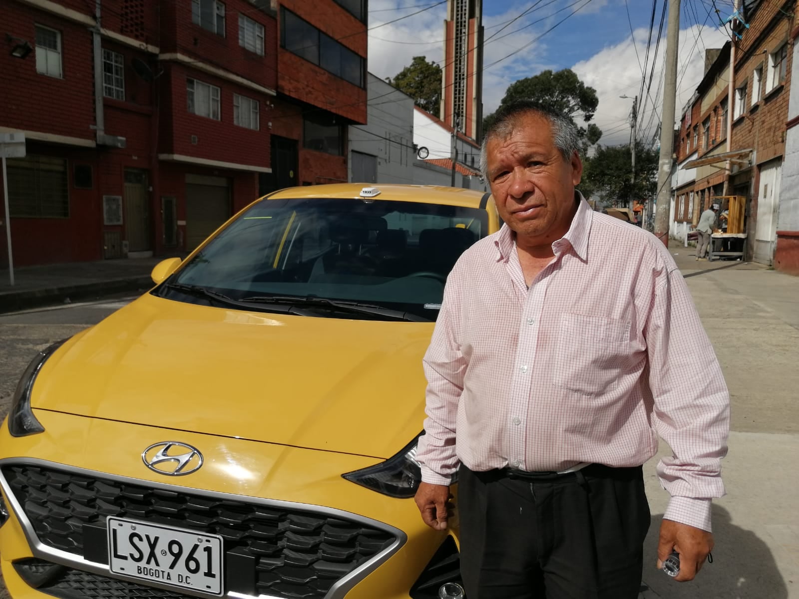 Gilberto Ramírez, taxista.