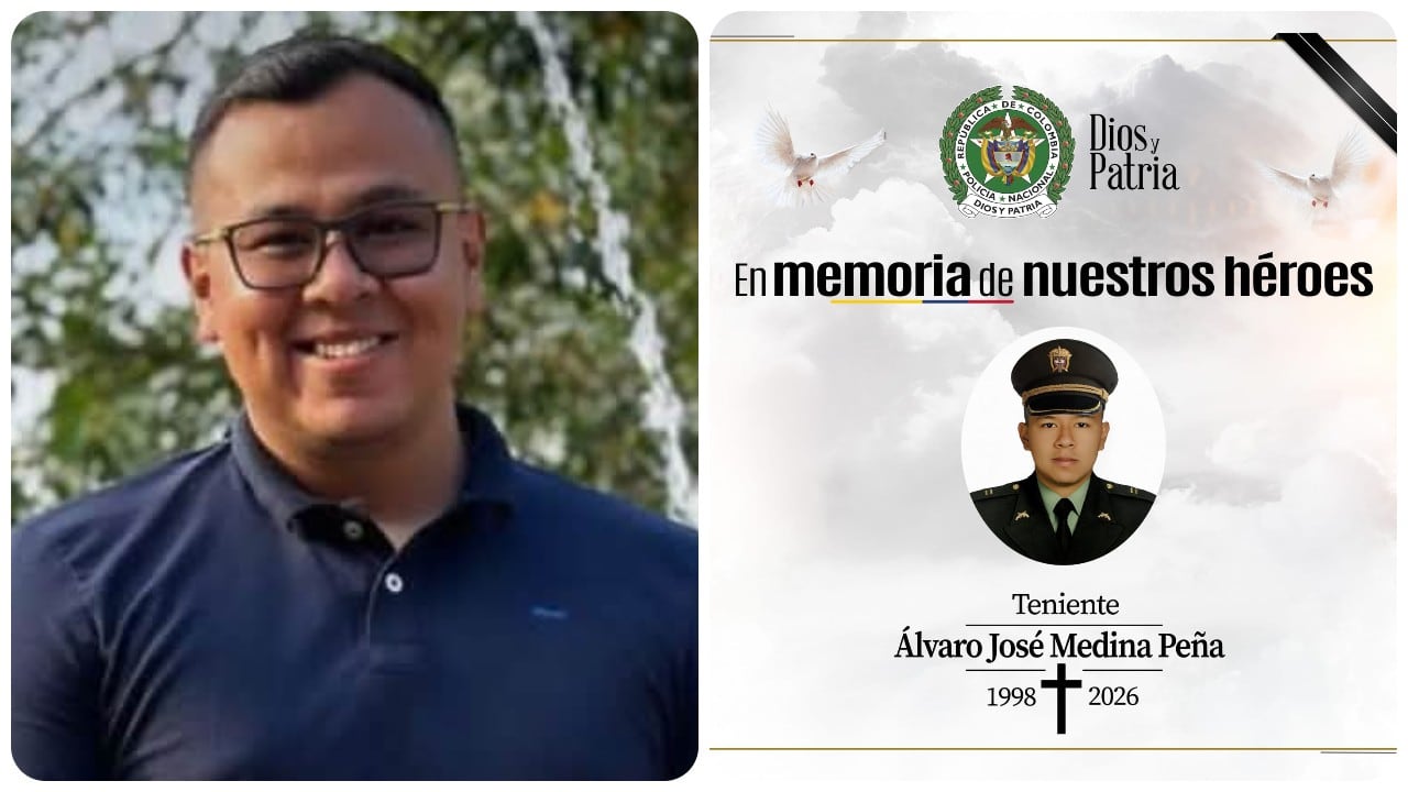 Asesinaron al teniente Álvaro José Medina Peña, comandante de la Policía en Bolívar, Cauca.