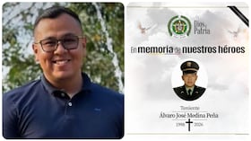Asesinan al teniente Álvaro José Medina Peña, subcomandante de la Policía en Bolívar, Cauca.