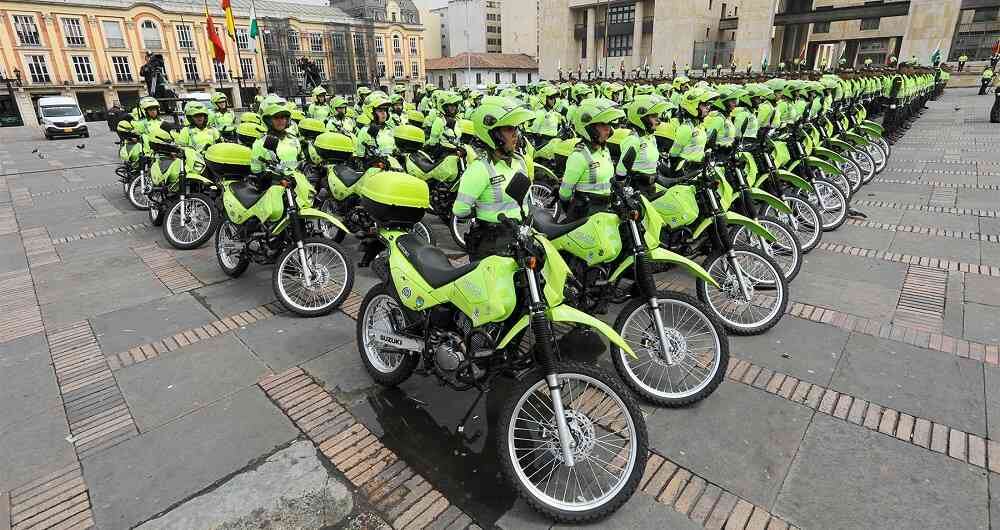 Se adquirieron un total de 100 motos eléctricas para la Policía. Imagen de referencia. 