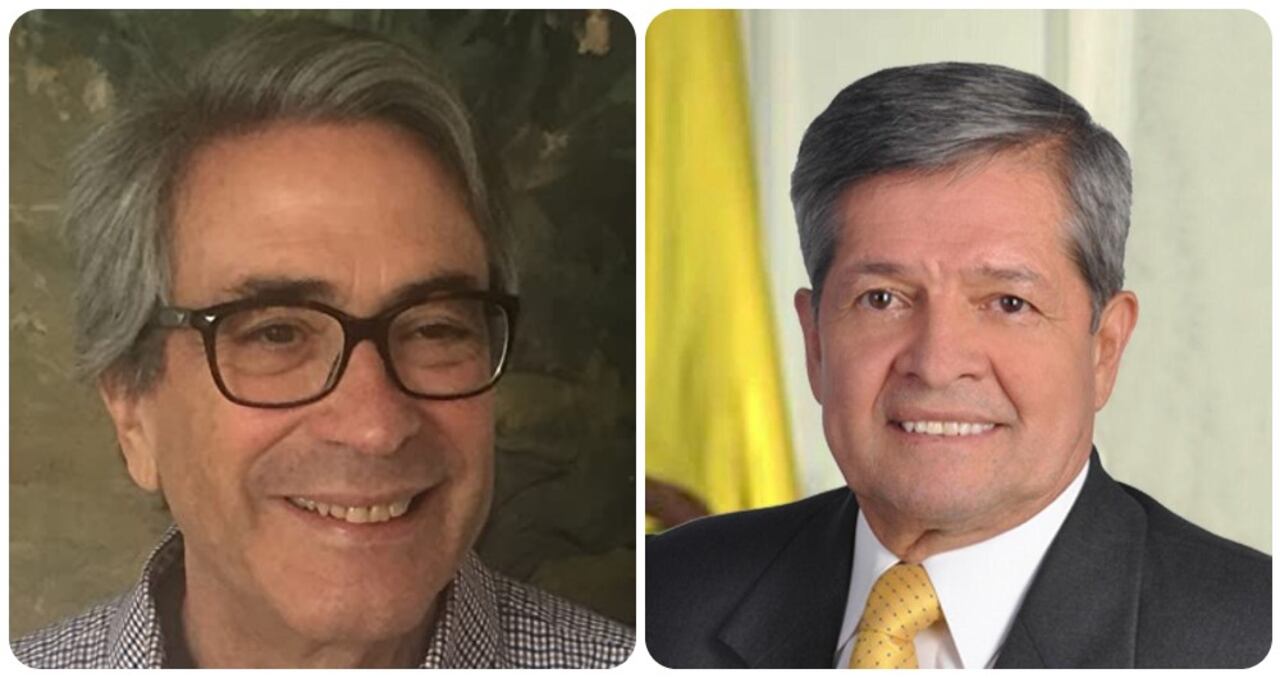 Jorge Ospina Sardi y el general (r) Gustavo Rincón