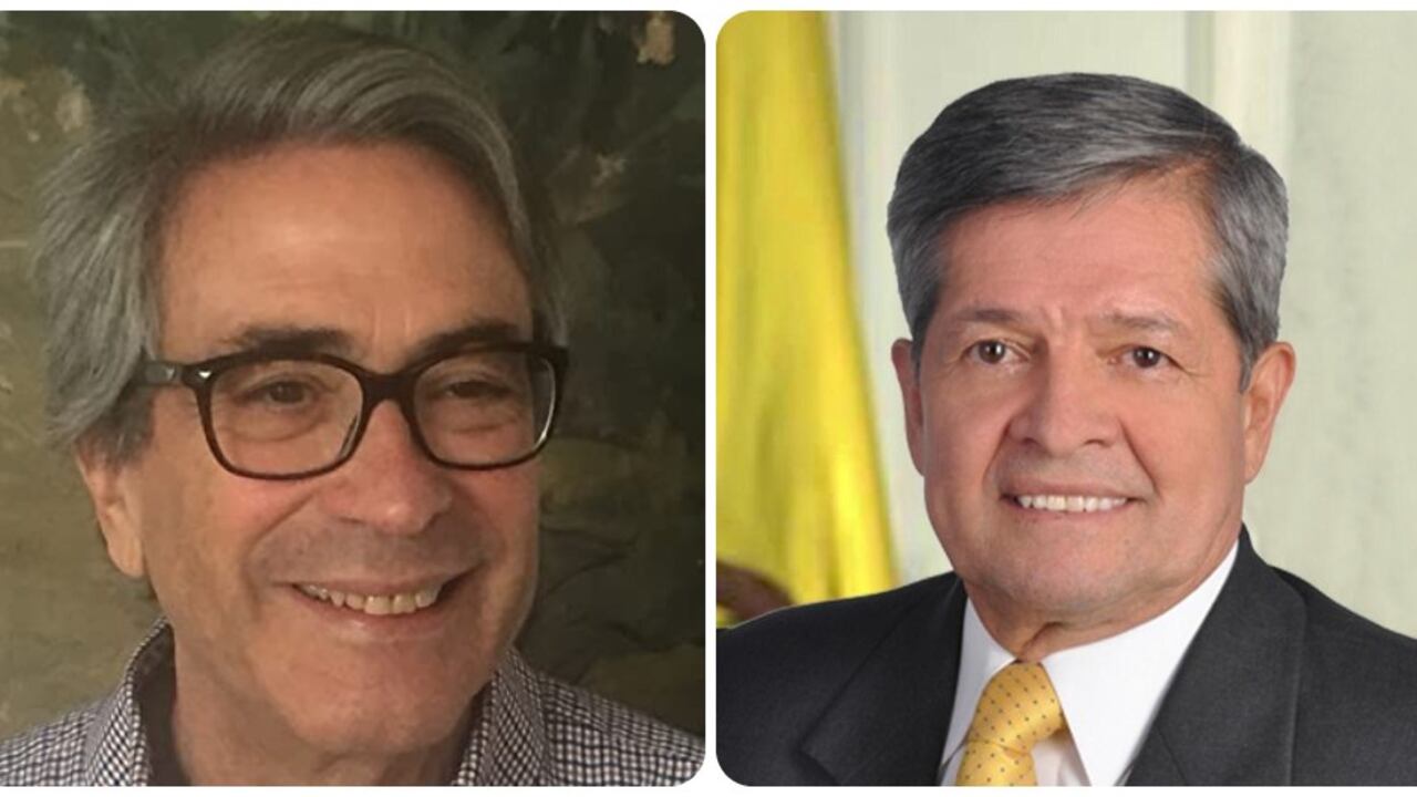 Jorge Ospina Sardi y el general (r) Gustavo Rincón