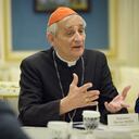 This handout picture taken and released by the Ukrainian Presidential press service on June 6, 2023, shows Pope Francis' peace envoy to Ukraine, Cardinal Matteo Zuppi, speaking as he attends a meeting with Ukraine's president (not pictured) in Kyiv, amid the Russian invasion of Ukraine. (Photo by Handout / UKRAINIAN PRESIDENTIAL PRESS SERVICE / AFP) / RESTRICTED TO EDITORIAL USE - MANDATORY CREDIT "AFP PHOTO / Ukrainian Presidential press service " - NO MARKETING NO ADVERTISING CAMPAIGNS - DISTRIBUTED AS A SERVICE TO CLIENTS