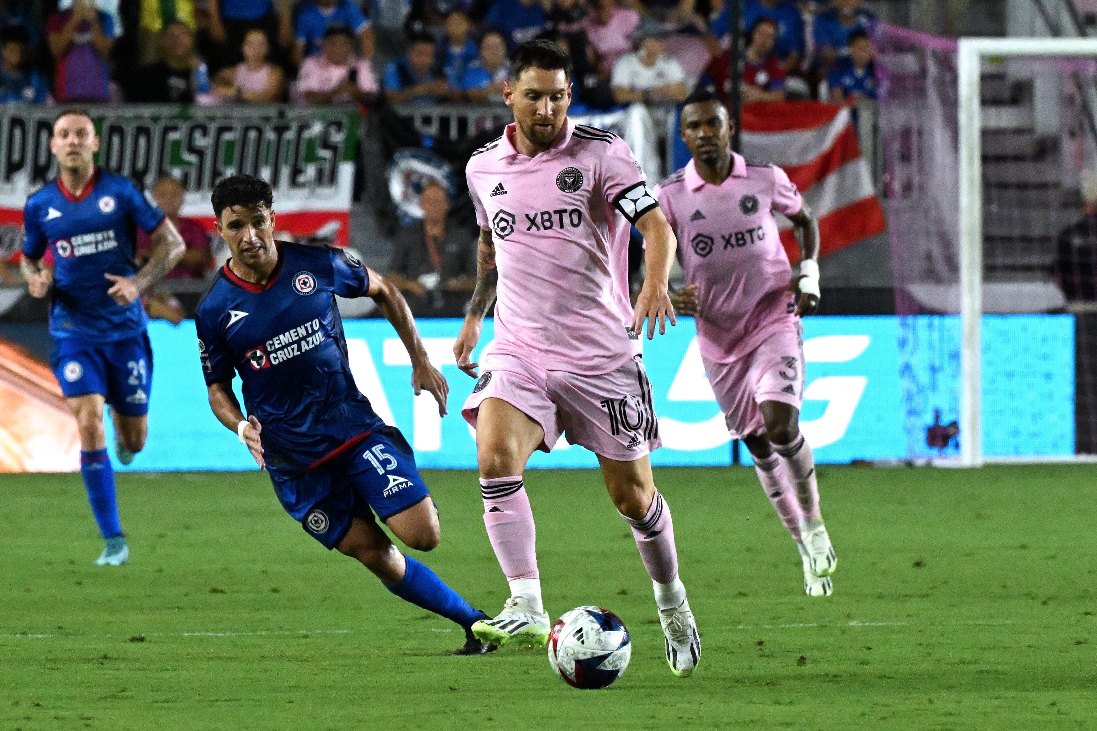 En el Torneo Leagues Cup se estrenó Messi con el Iter Miami.