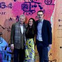 Hernán Piñeres, Margarita Díaz y Ansgar Vogt, en la Cinemateca de Bogotá.