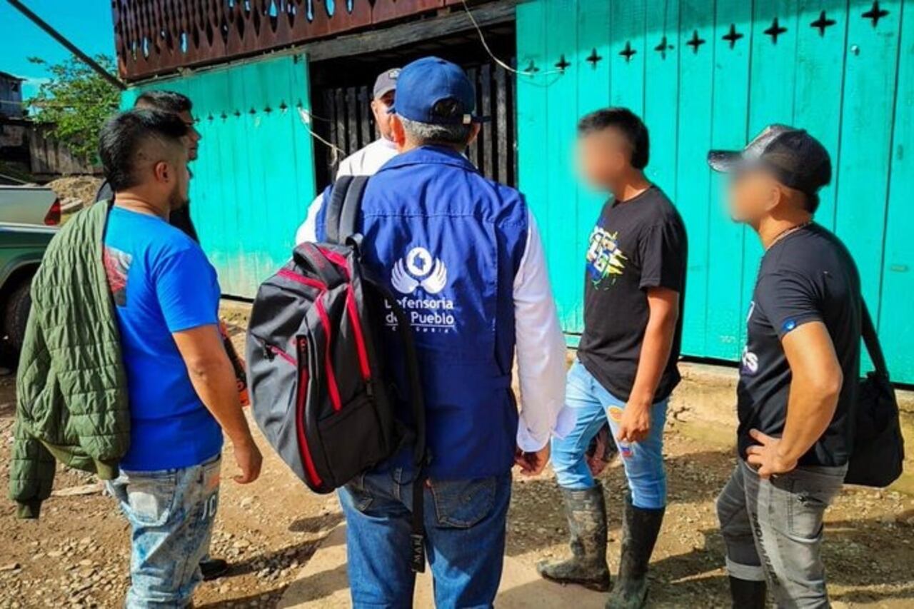 Misión humanitaria libera a cuatro personas en Putumayo.