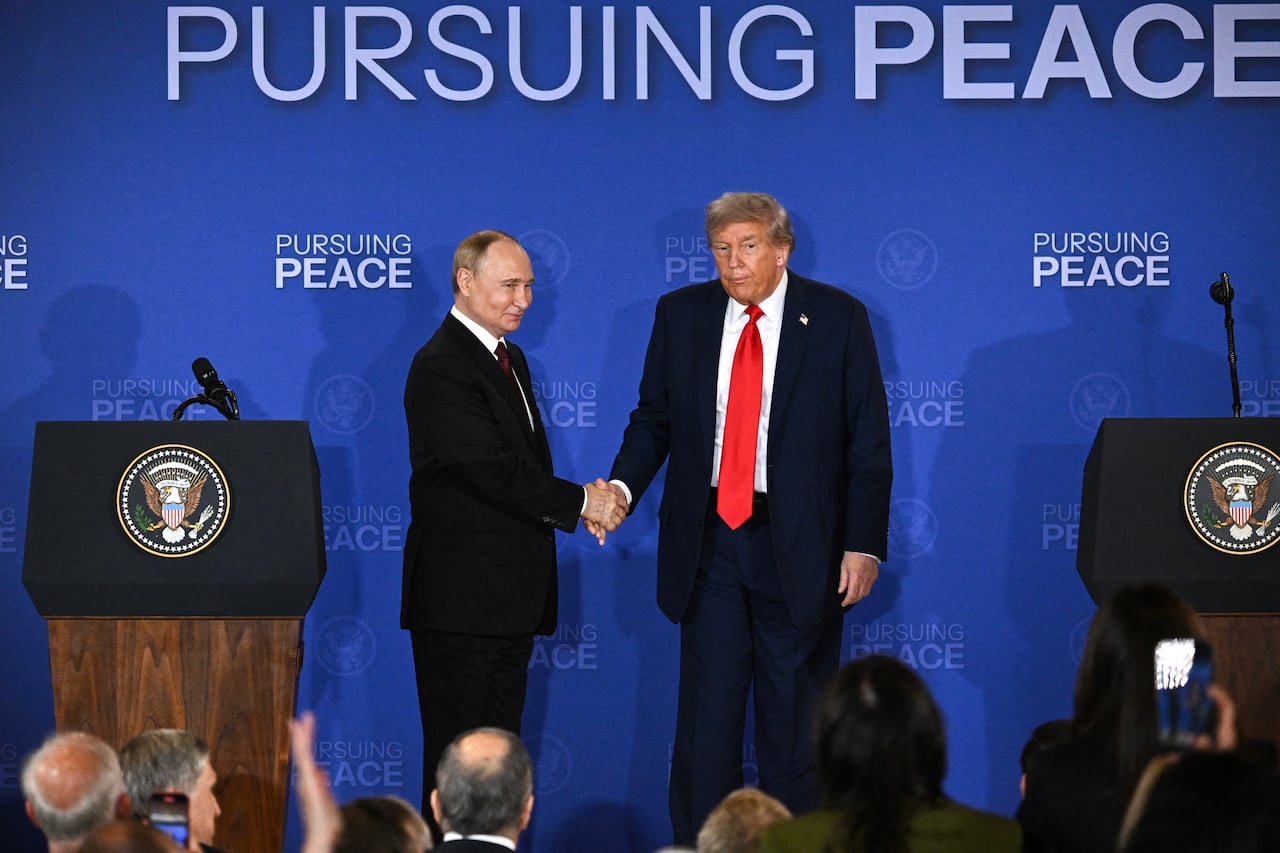 Donald Trump y Vladimir Putin en Alaska