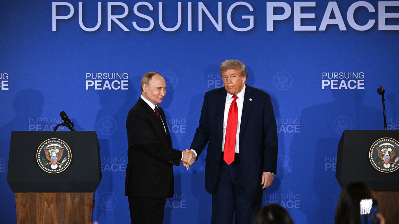 Donald Trump y Vladimir Putin en Alaska